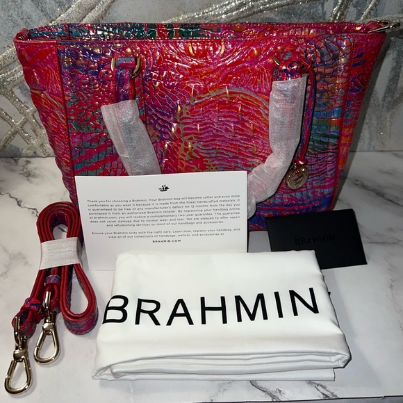 New w Tags. Brahmin Small Ashlee in Rainbow Fish - Picture 12 of 16